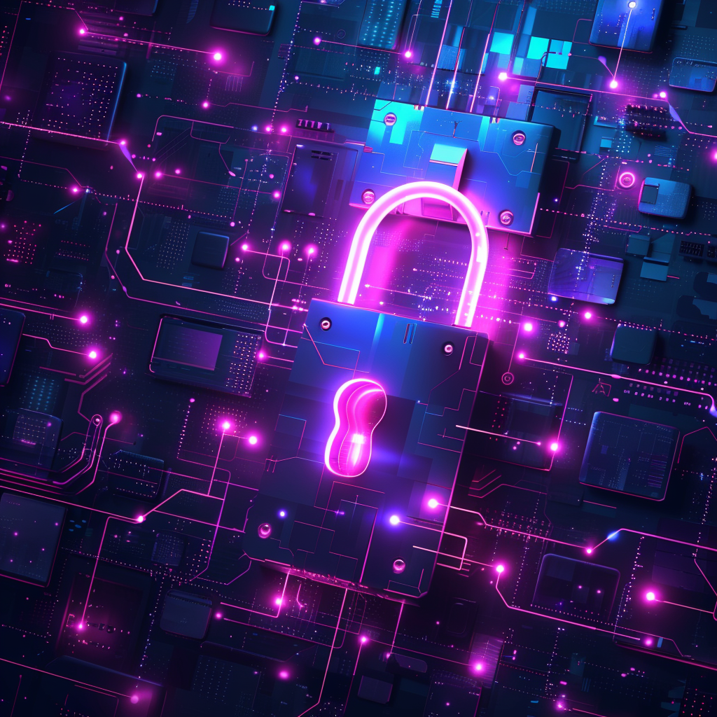 ringoflamingo_secure_private_network_semi-abstract_concept_illu_d65f9164-75d3-4aed-850f-43406fb6da66