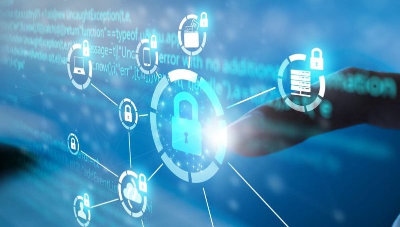 Illustration of digital data security for We Are CORTEX data policy